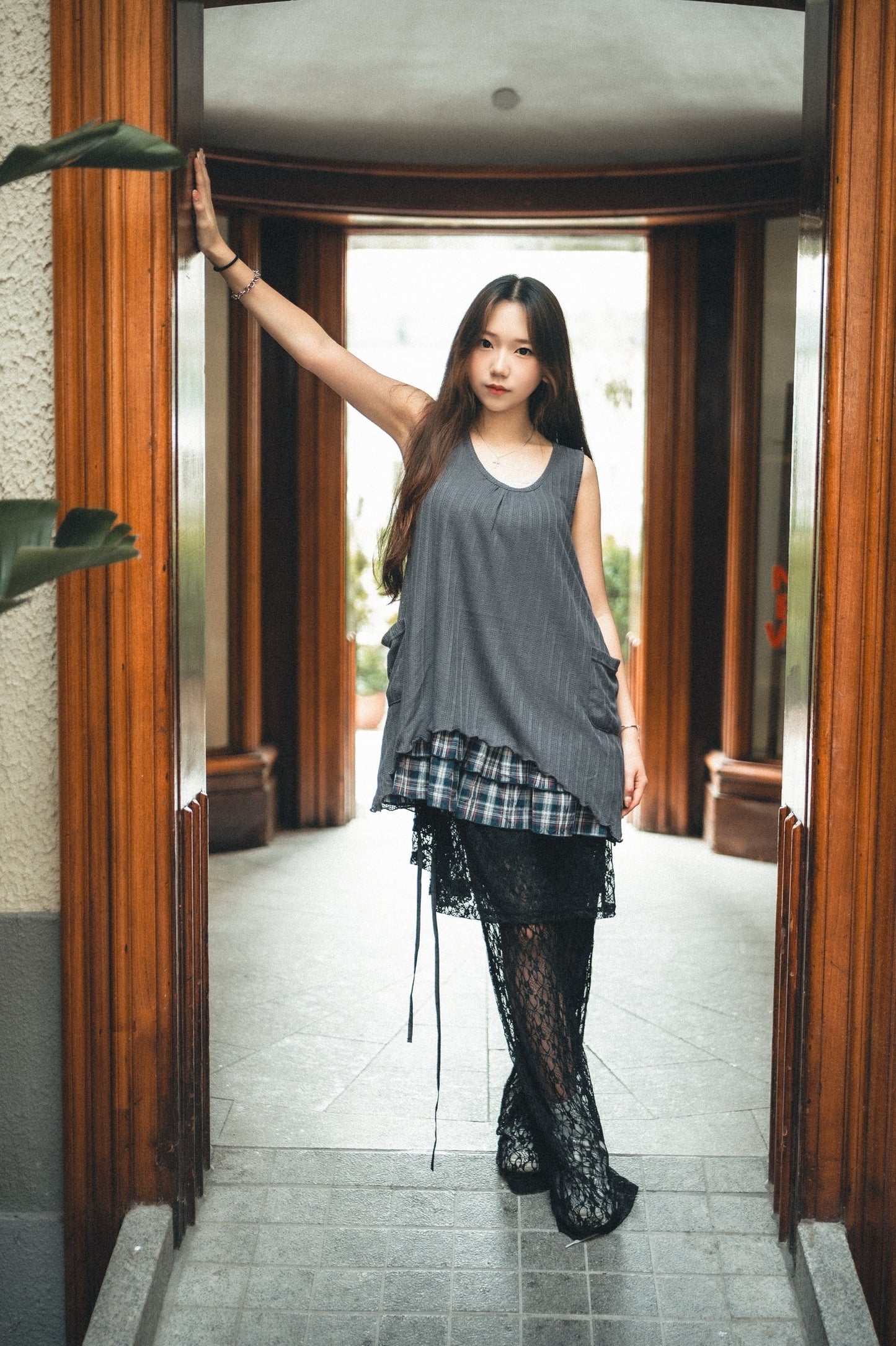 兩層layer🧸拼接背心娃娃top|3色入