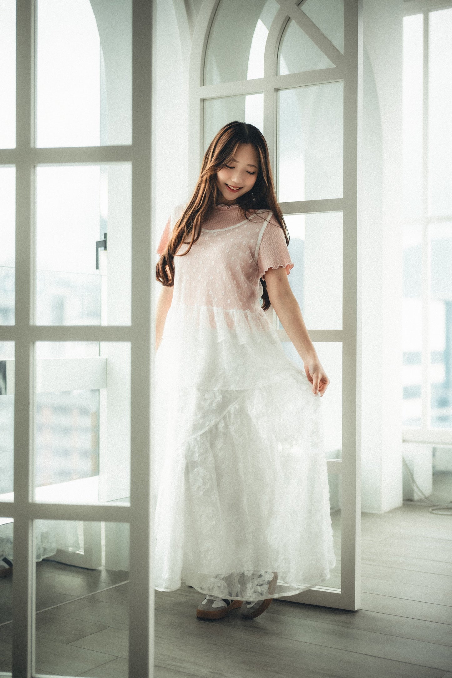 扭紋撞色RUFFLE TOP|4色入