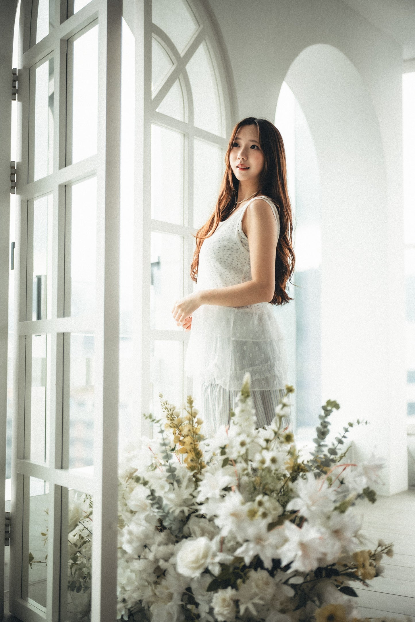 夏天💐小碎花方領背心|3色入