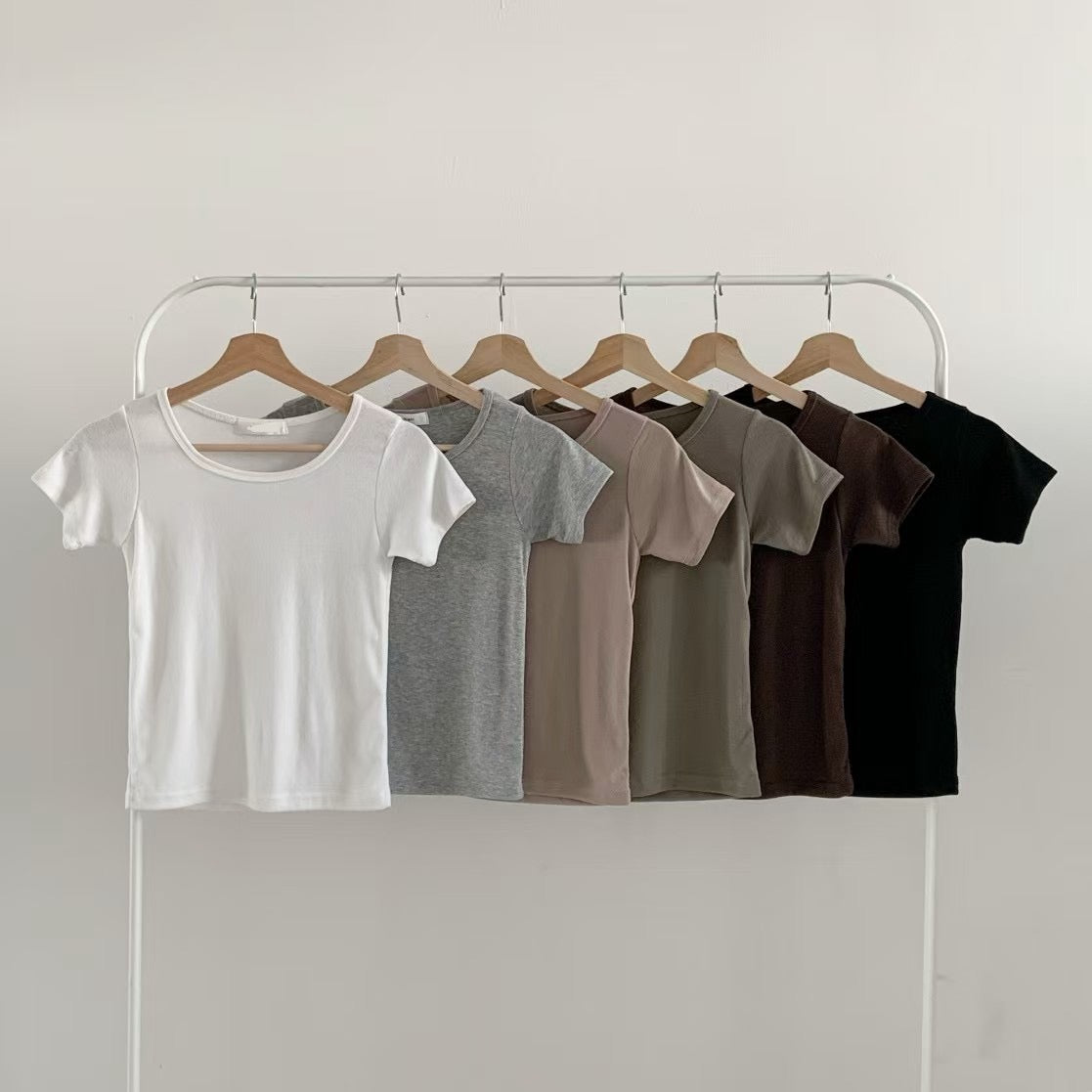 買一送一✨ 韓國純色棉質短袖｜6色入