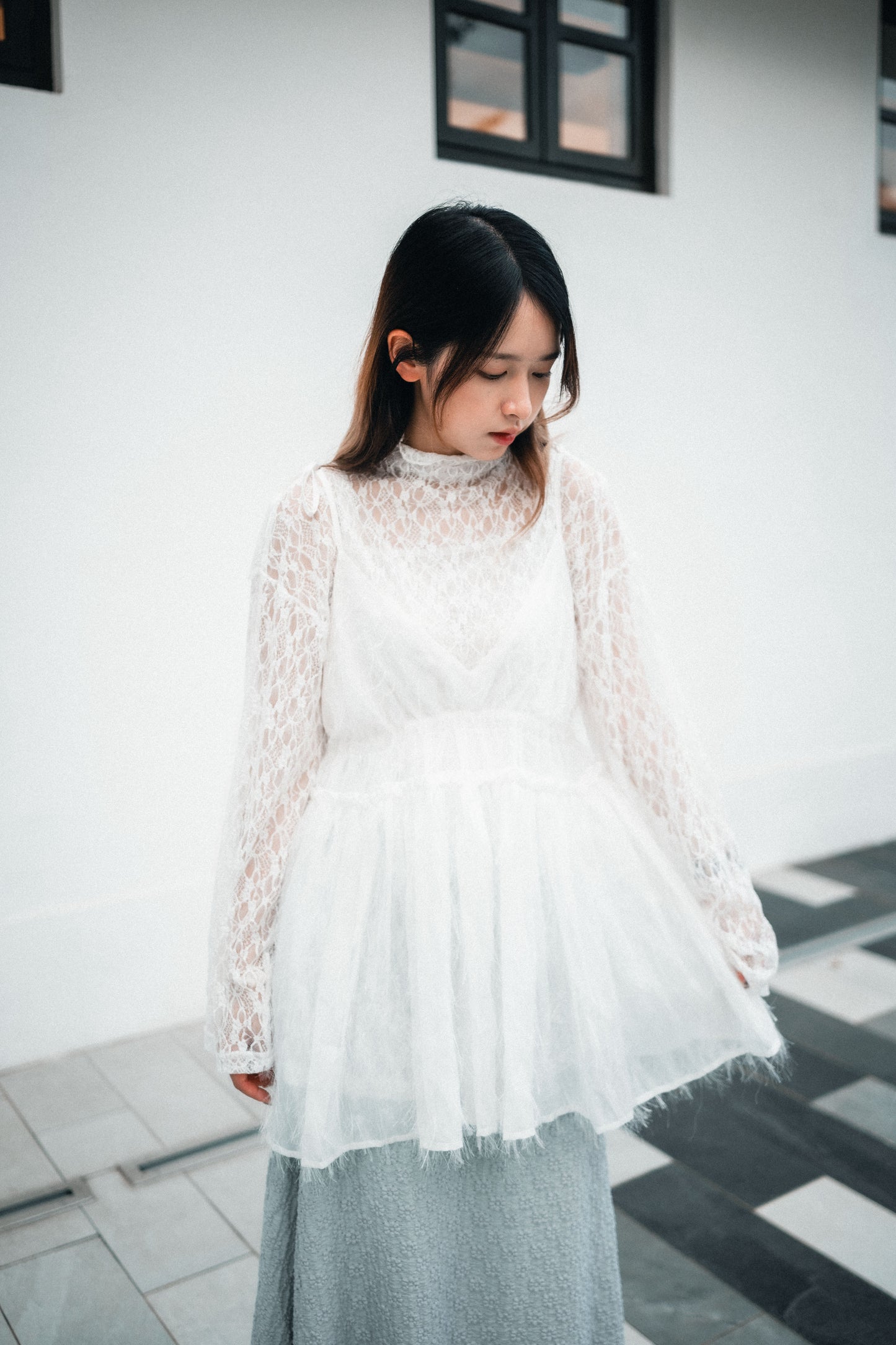 超日！鬆弛感鬚鬚綁帶背心Layer｜3色入