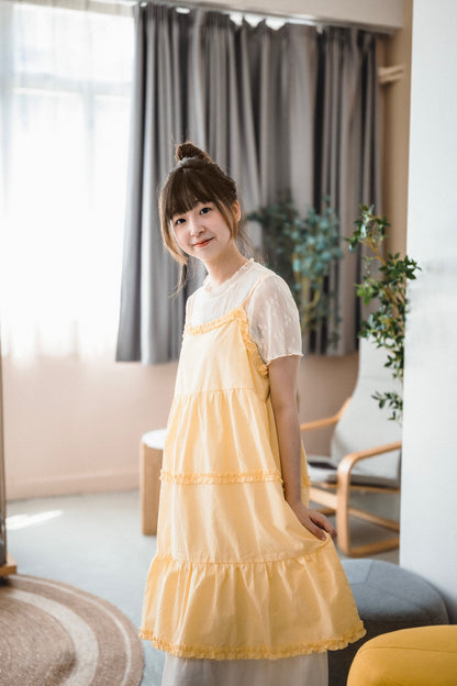 活力.ᐟ‪‪‬.ᐟ‪‪‬ Ruffle 蛋糕連身裙｜3色入