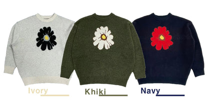 人氣款式🌼 日系花花針織上衣 | 3色入