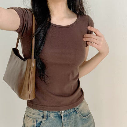 買一送一✨ 韓國純色棉質短袖｜6色入