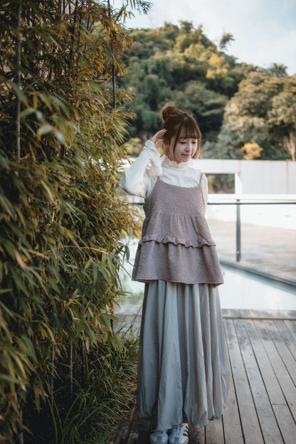 褶褶粒粒RUFFLE綁帶外搭｜4色入