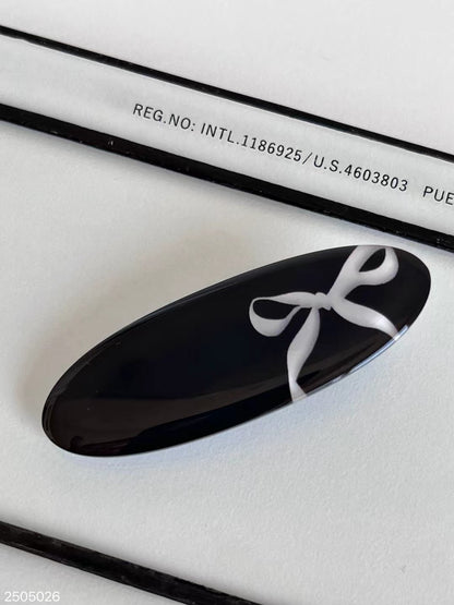 黑白風♡ 一字髮夾｜6色入