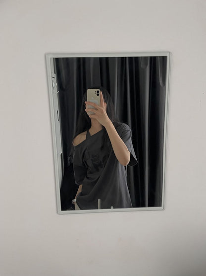 黑超貓貓🕶️ 露肩T-shirt｜2色入