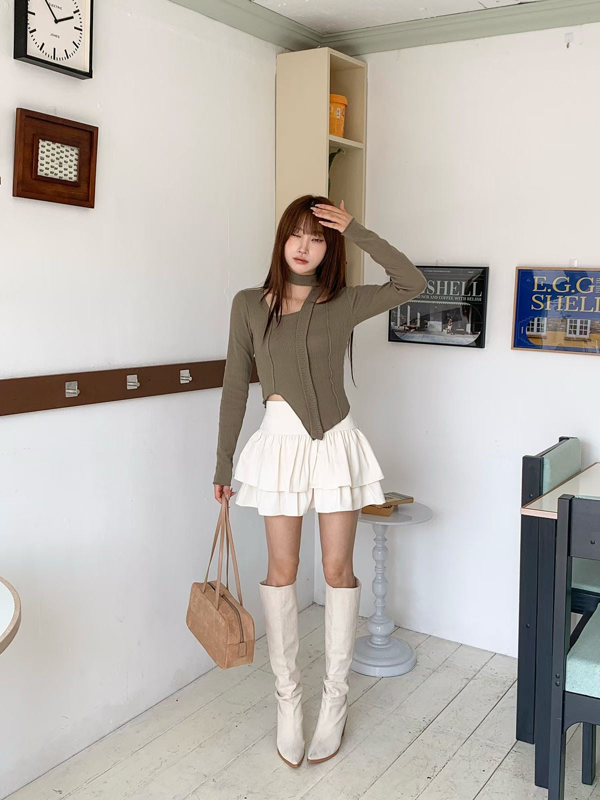 Double Layer Cakey Skirt🧁｜3色入