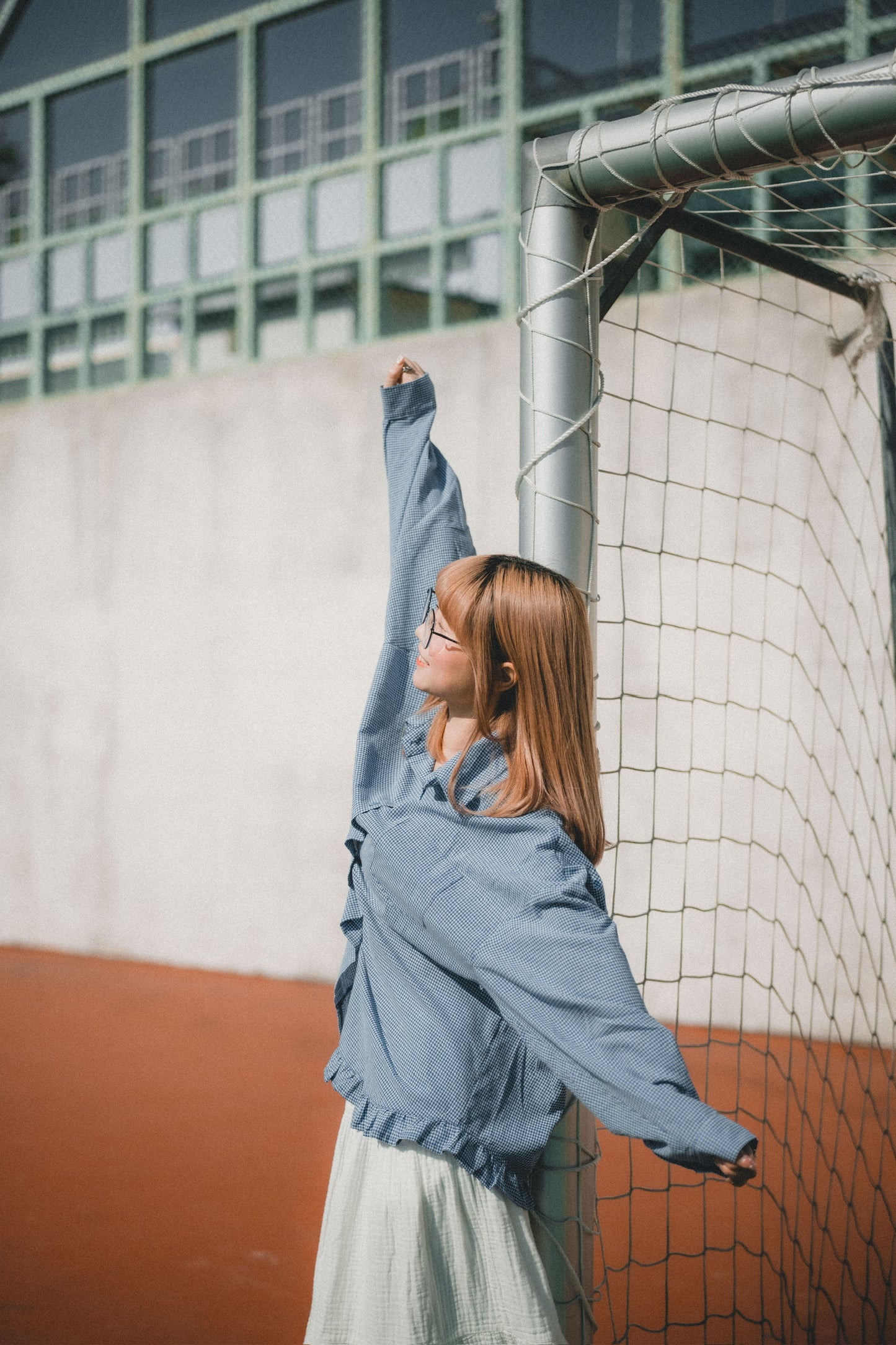 RUFFLE下襬➿小格子襯衫｜4色入