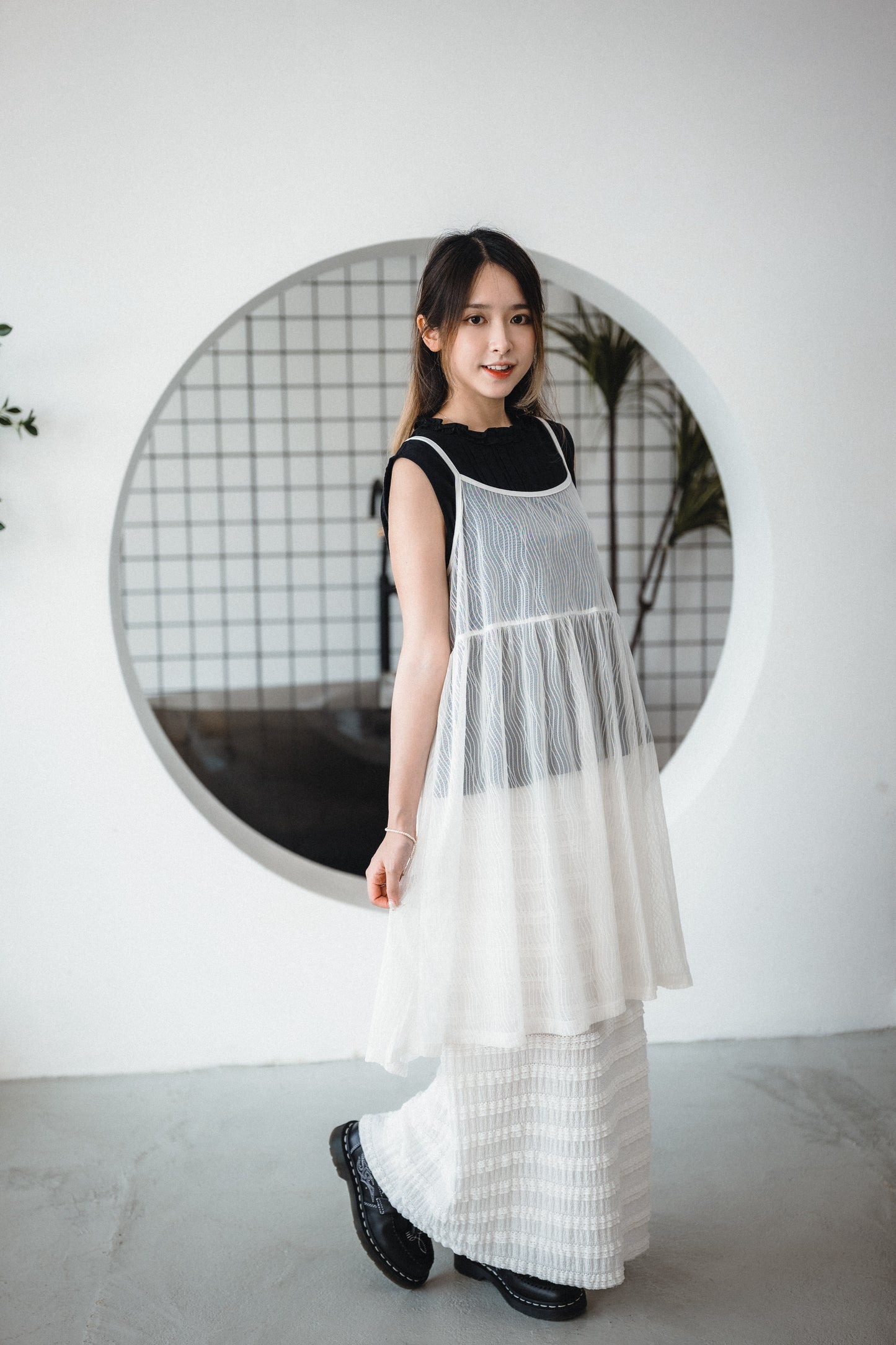 氣質ᵁᵖᵖᵖ!! 千層Ruffle後分岔半身裙｜2色入