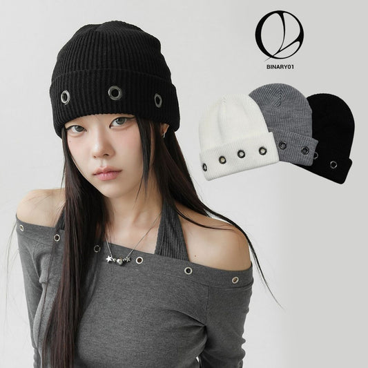 KR鉚釘針織冷帽|3色入