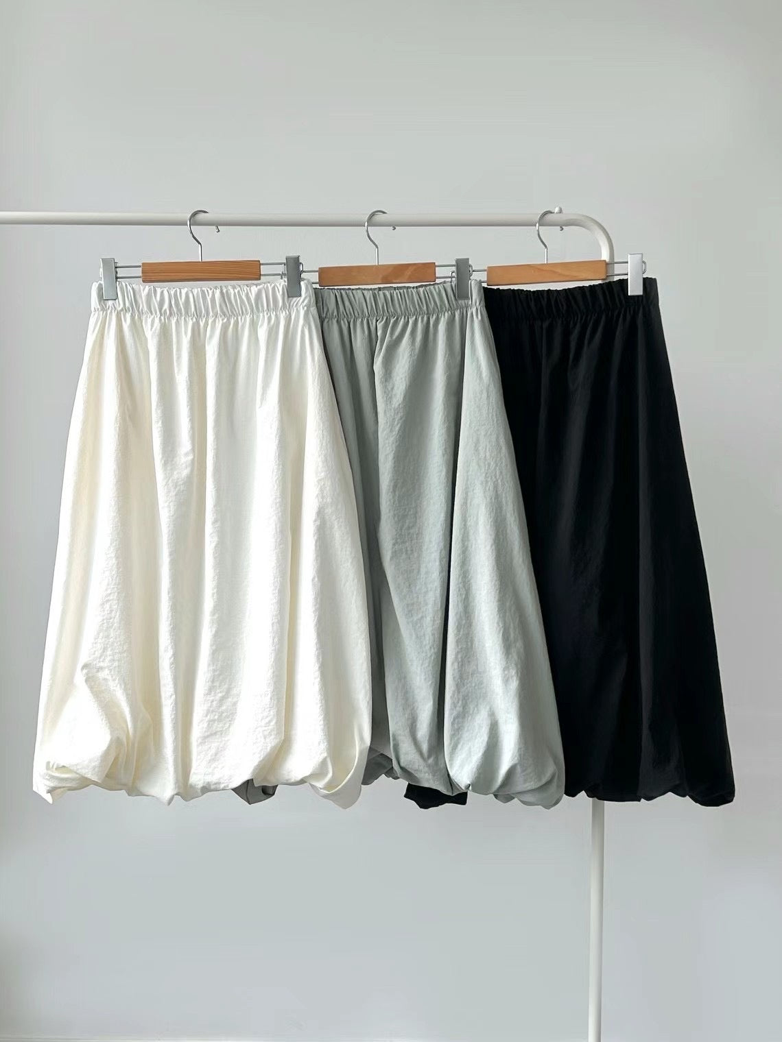 泡泡感索索料花苞裙｜3色入