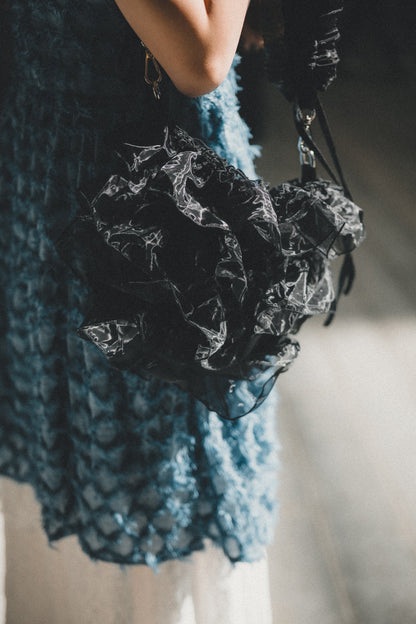 蛋糕層層ruffle紗紗袋 S size｜4色入