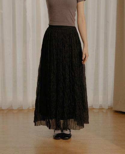 不規則皺皺紋理造型sk｜3色入