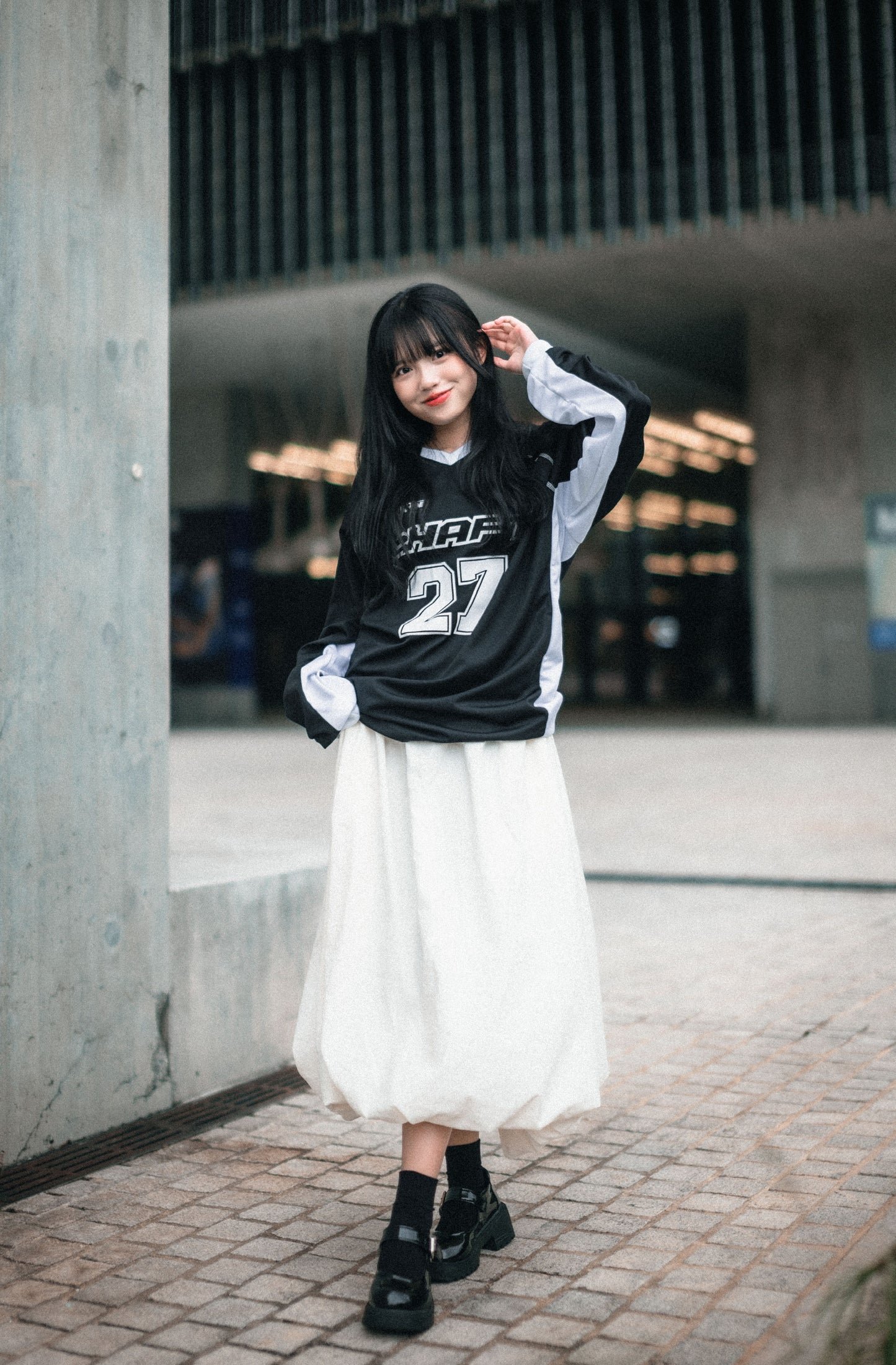 泡泡感索索料花苞裙｜3色入