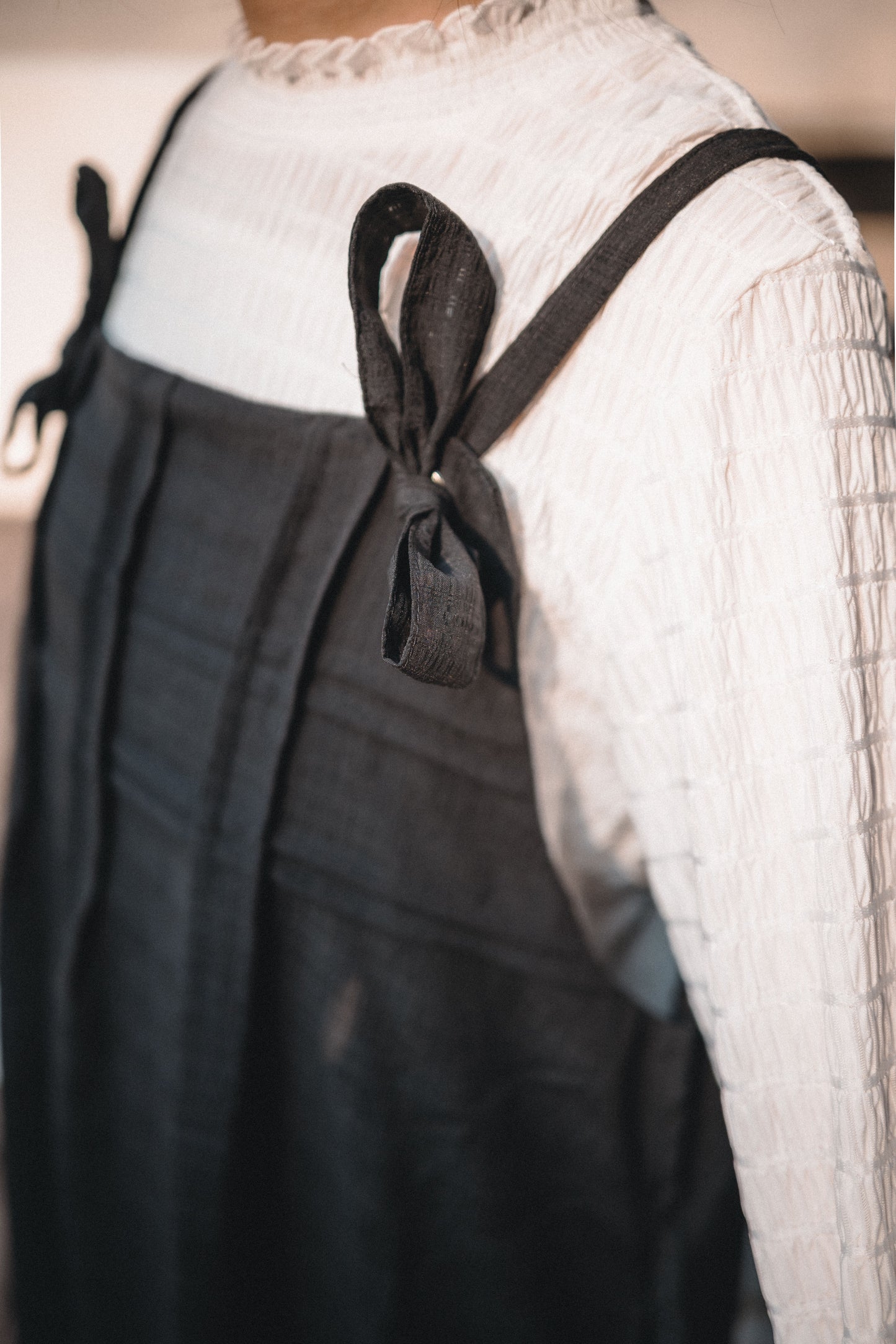 壓褶格格▫️綁帶慵懶風OPS｜3色入