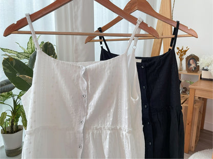 銀扣小通花開鈕OPS｜2色入