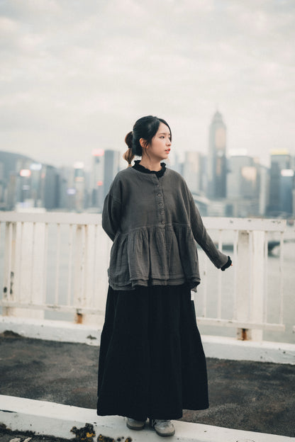 靚傘型！雙層layer BB棉襯衫｜3色入