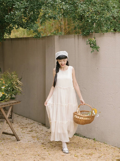 細絲光澤荷葉蛋糕造型OPS｜2色入