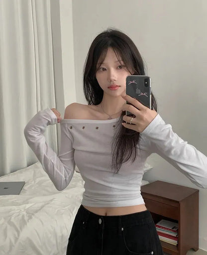 eyelet one off t-shirts｜3色入