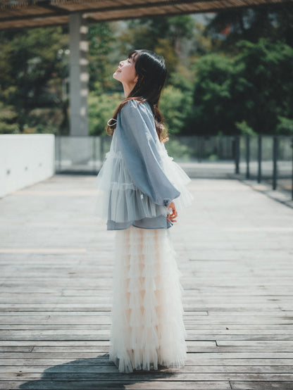 熱賣✨ 千層紗紗蛋糕半身裙｜3色入