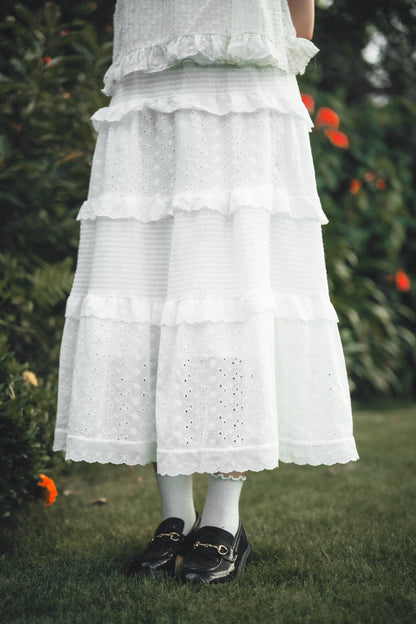 多pattern! 層層小通花sk｜1色入