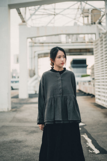 靚傘型！雙層layer BB棉襯衫｜3色入