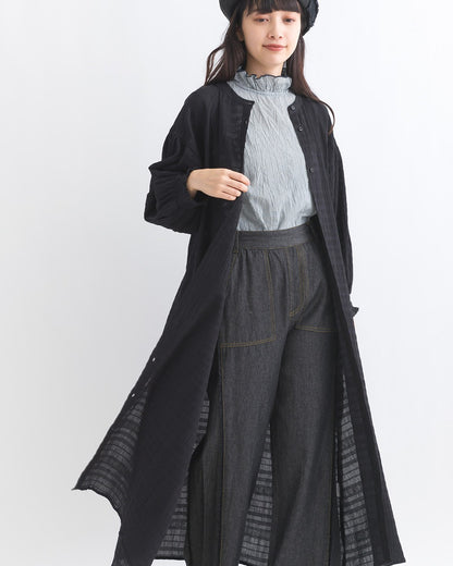 JP多穿法！暗格喇叭袖圓領OPS｜4色入