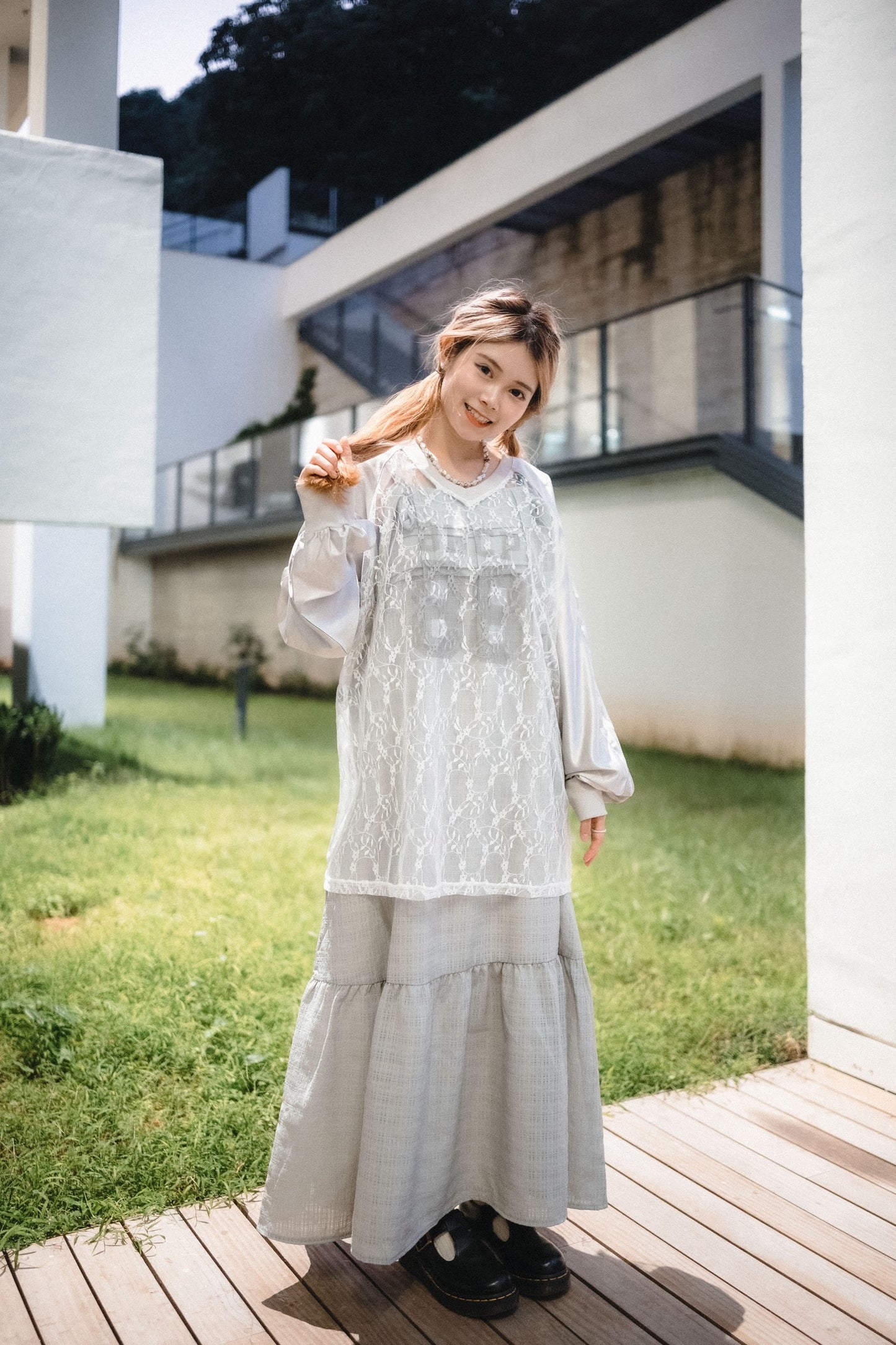 壓褶格格▫️綁帶慵懶風OPS｜3色入