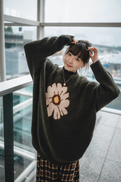 人氣款式🌼 日系花花針織上衣 | 3色入