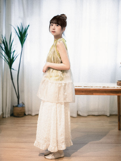 有口袋！立體閃閃半身裙｜3 colors