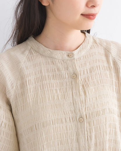 JP多穿法！暗格喇叭袖圓領OPS｜4色入