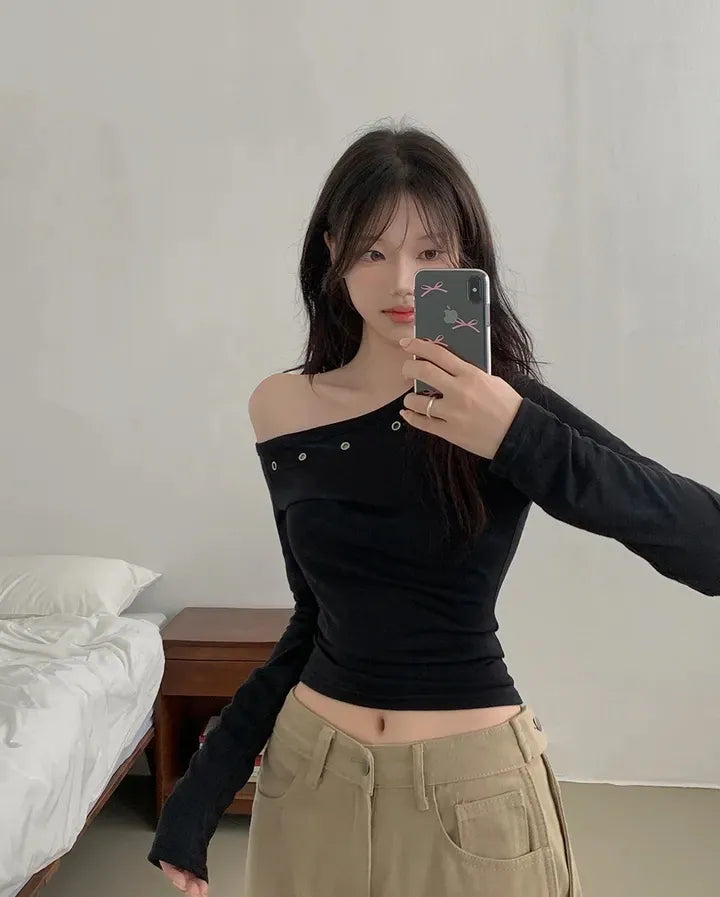 eyelet one off t-shirts｜3色入