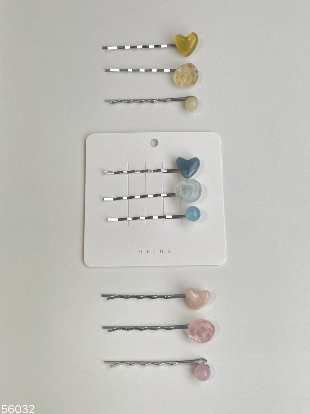 一字髮夾3件套｜3色入