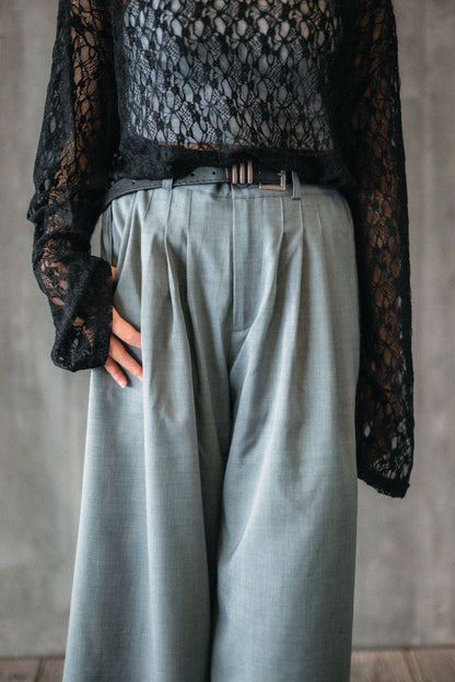 絲滑〰️西裝闊腳長褲（送皮帶）｜4色入