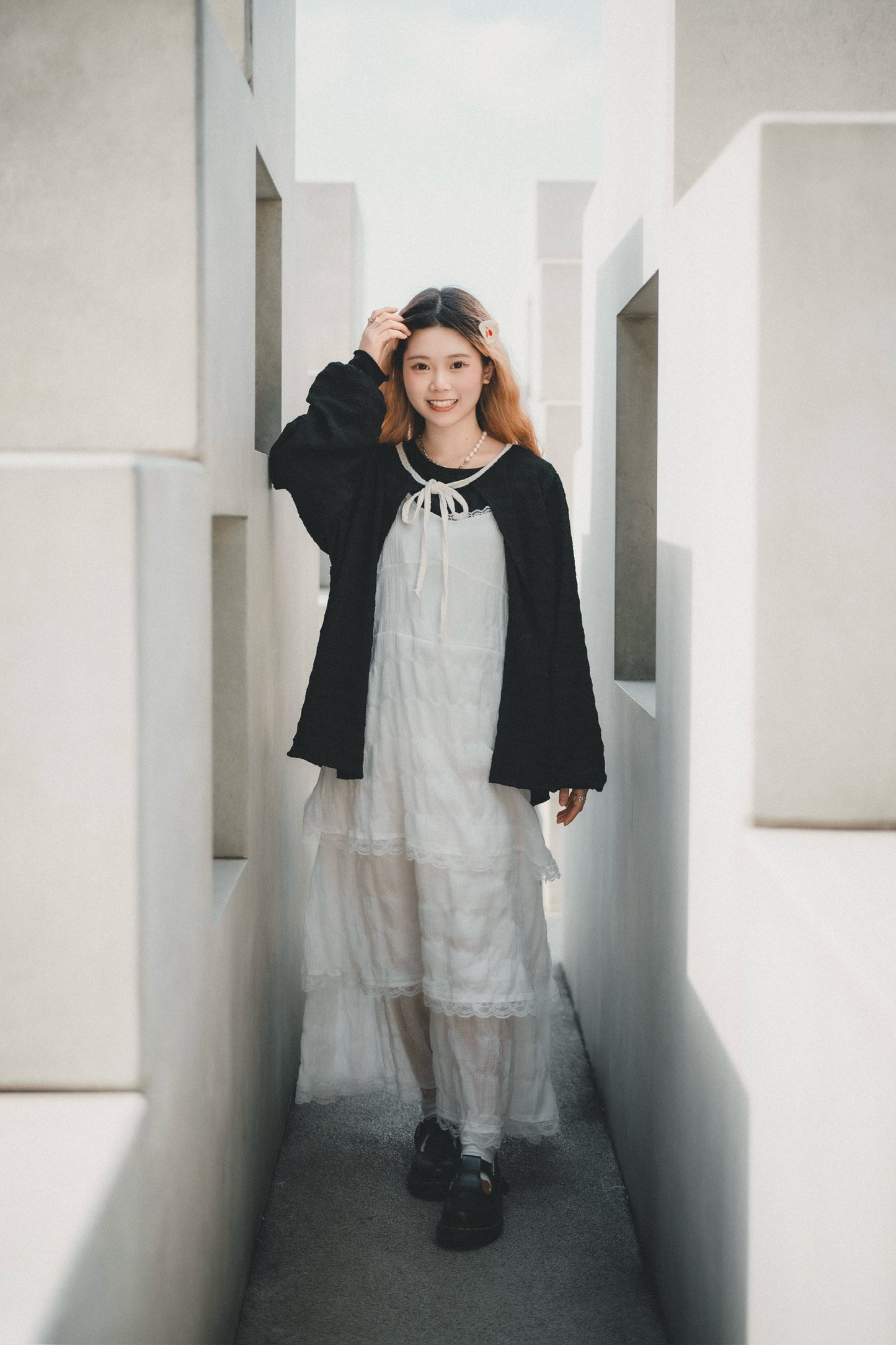 春夏🌿 溫柔層層lace吊帶OPS｜2色入