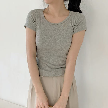 買一送一✨ 韓國純色棉質短袖｜6色入