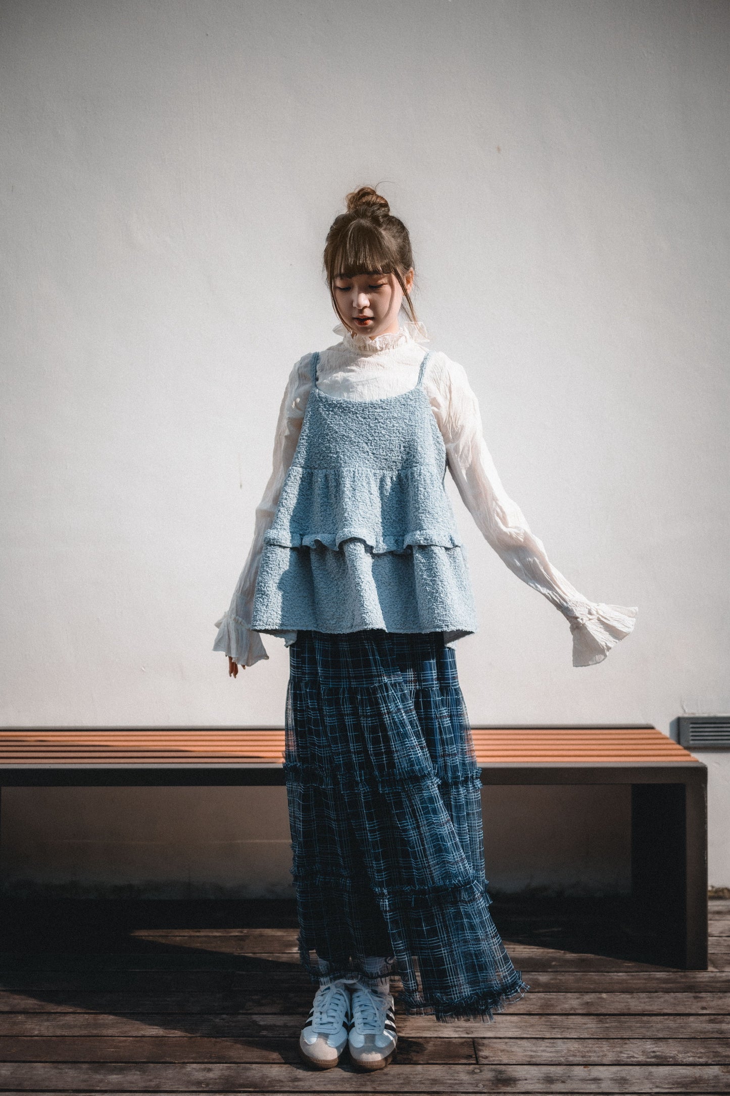 褶褶粒粒RUFFLE綁帶外搭｜4色入