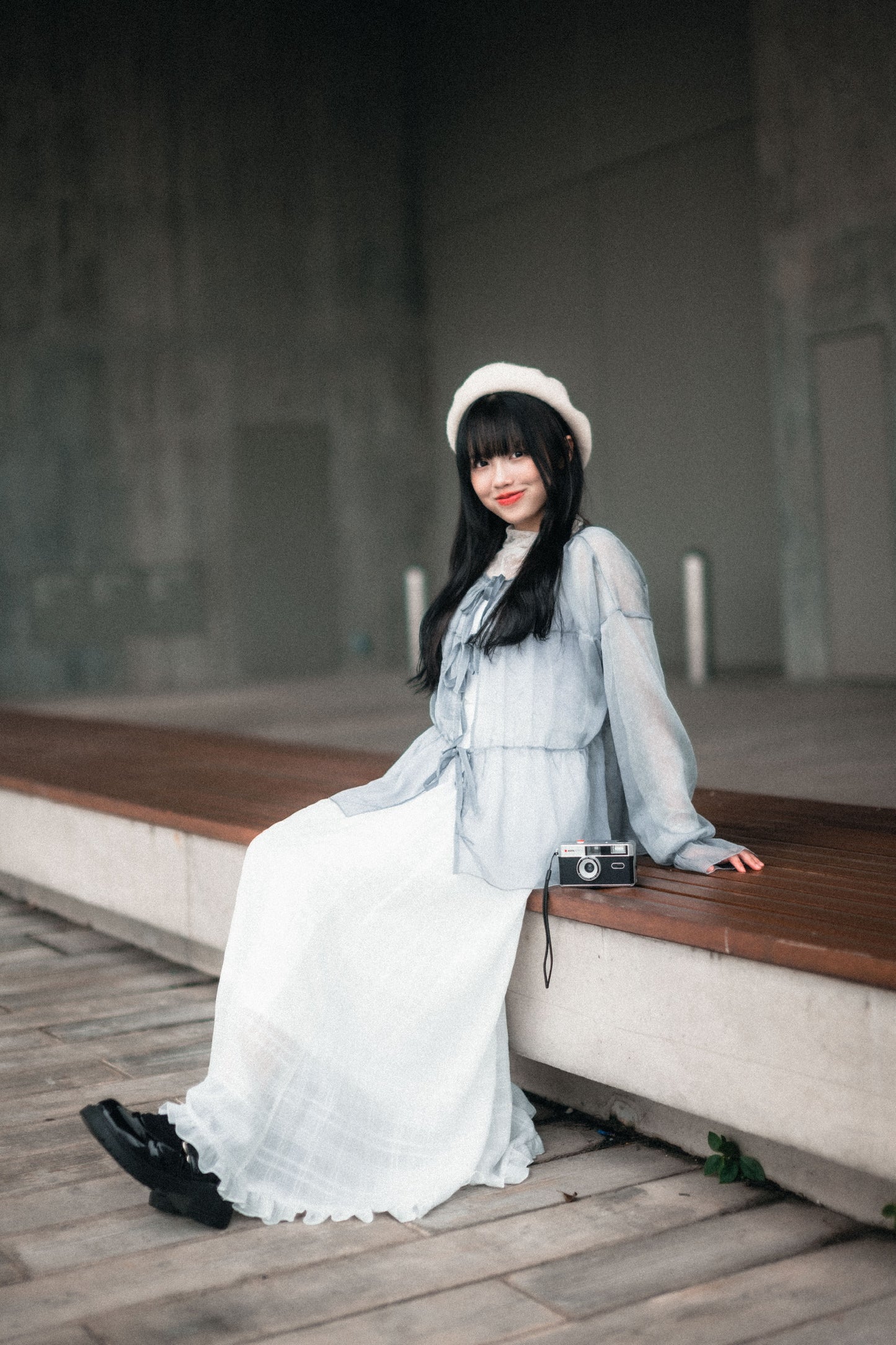 Ruffle尾暗格紋半身裙｜3色入