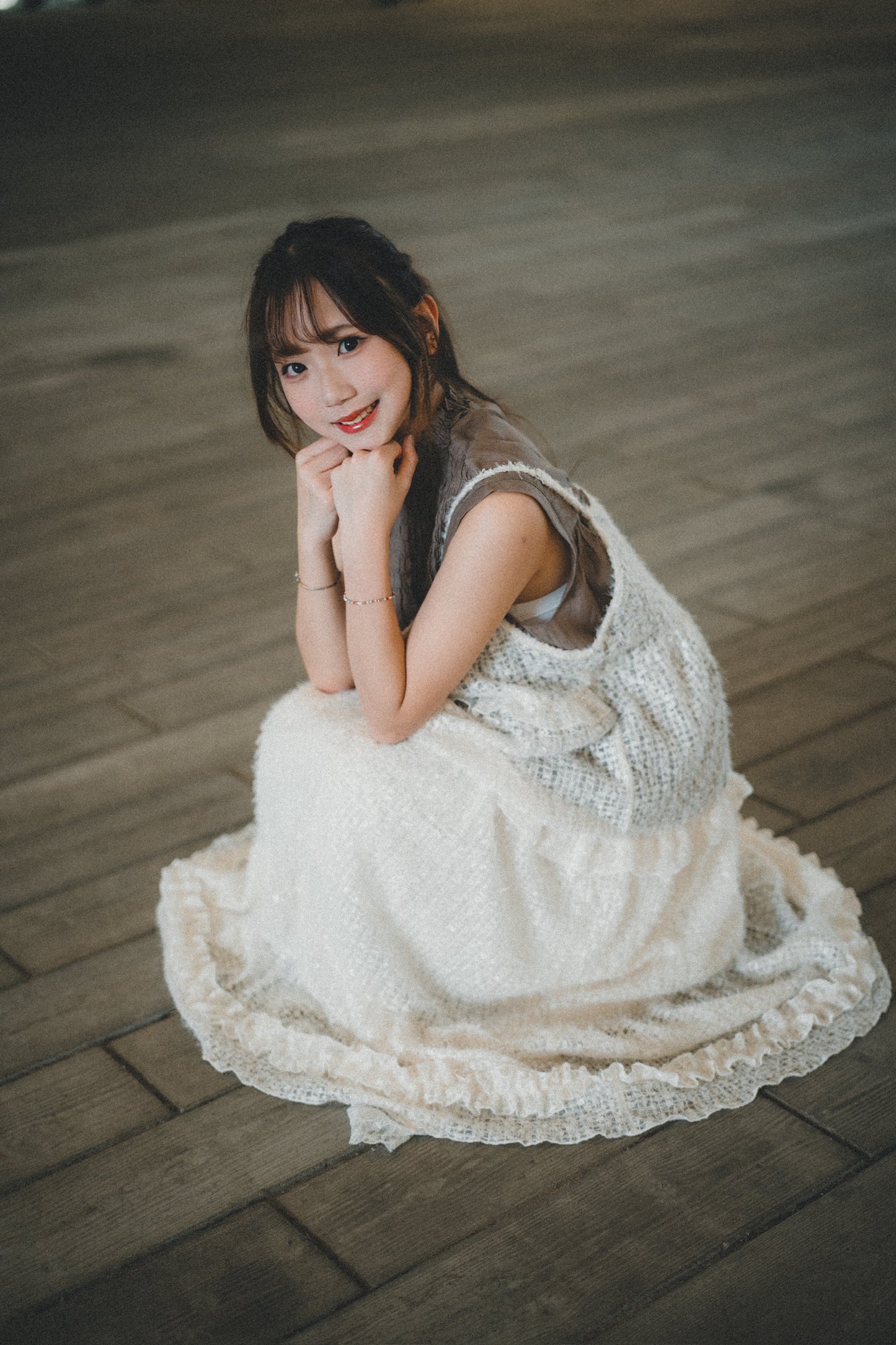 毛毛粒☁️ Ruffle Layer連身裙｜3色入