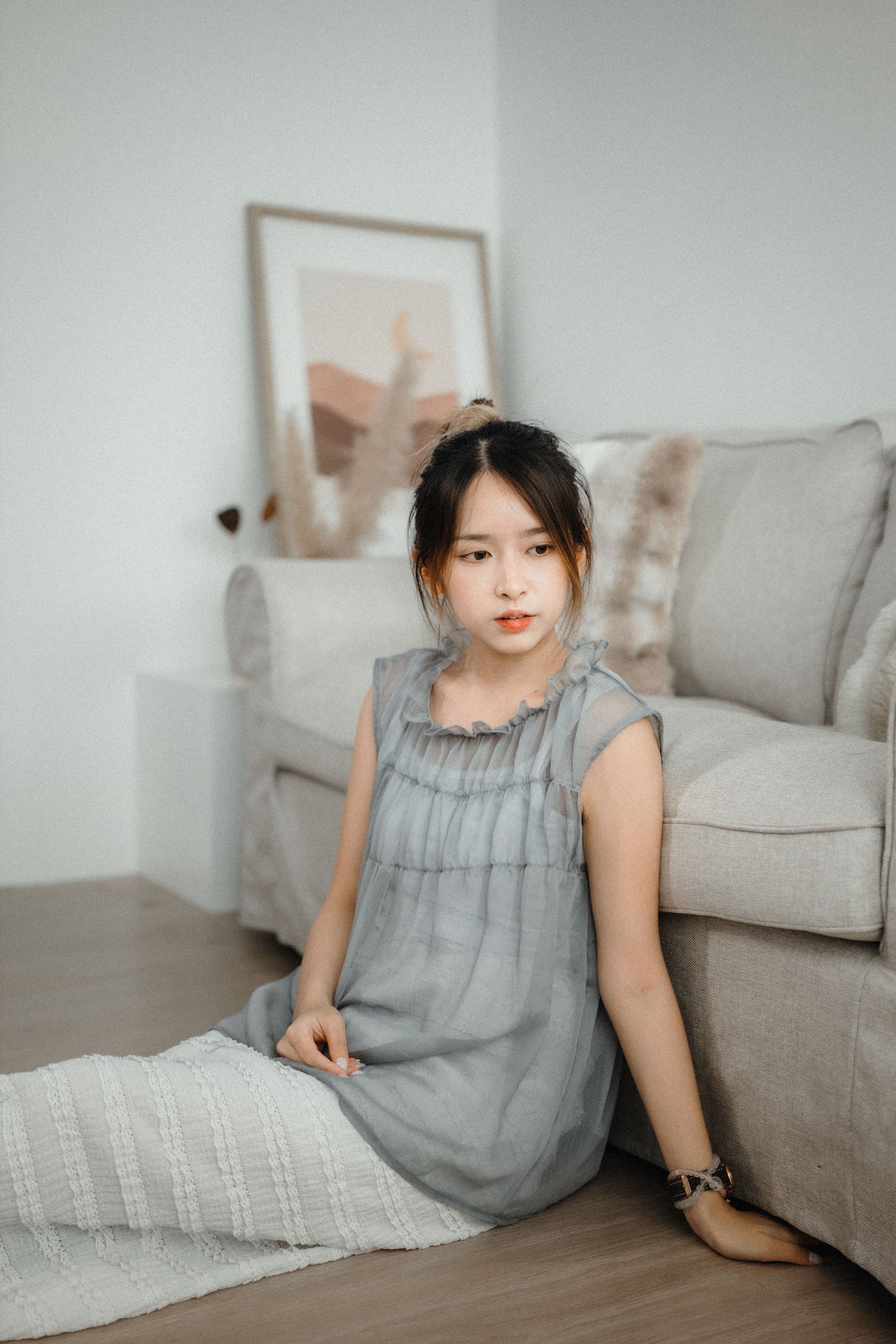 透明感🫧Ruffle Layer Top｜4 colors