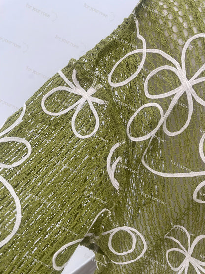 白花花pattern網洞outer｜5色入