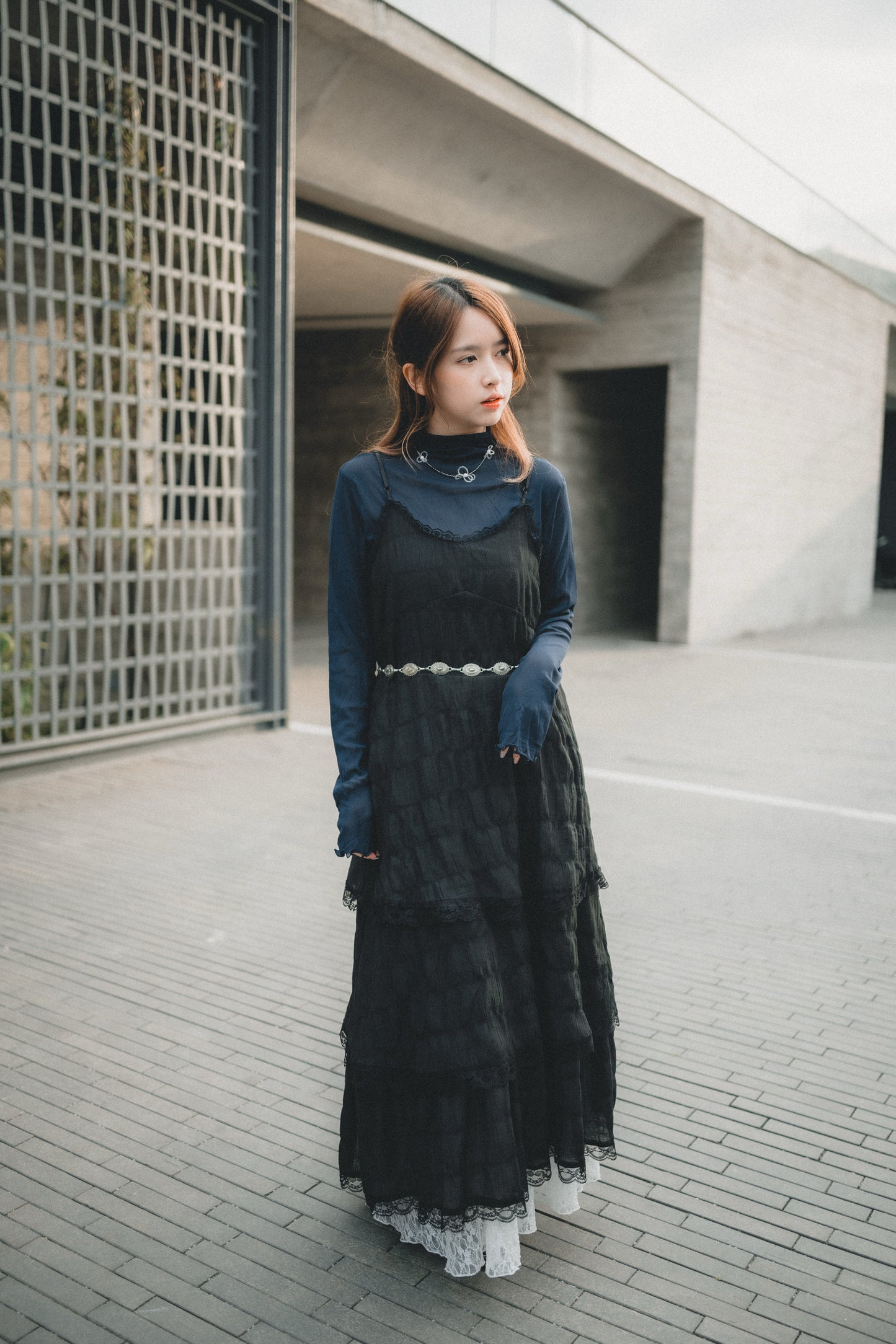 層層荷葉Lace半身裙｜2色入