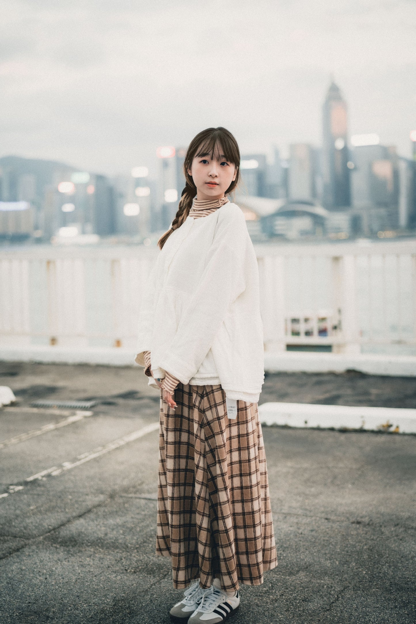 小企領條紋滾邊打底｜5色入