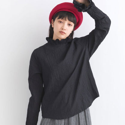 JP靚內襯✨喇叭袖皺皺打底TOP｜5色入