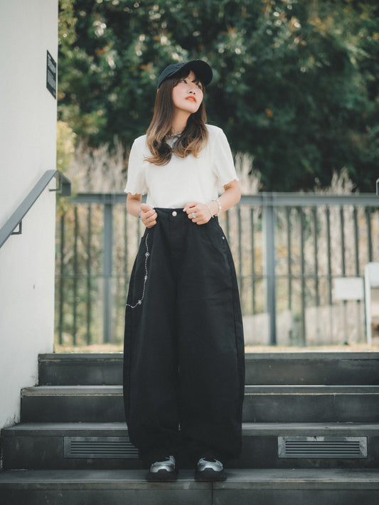 Detail𓂃𓂂珠片花花❀*牛仔褲｜1色入