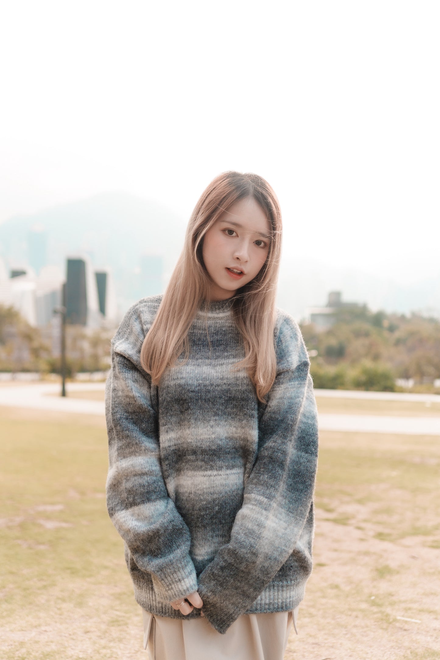 ᴄᴏᴜᴘʟᴇ ᴋɴɪᴛ! 梳乎漸層圓領上衣｜2色入