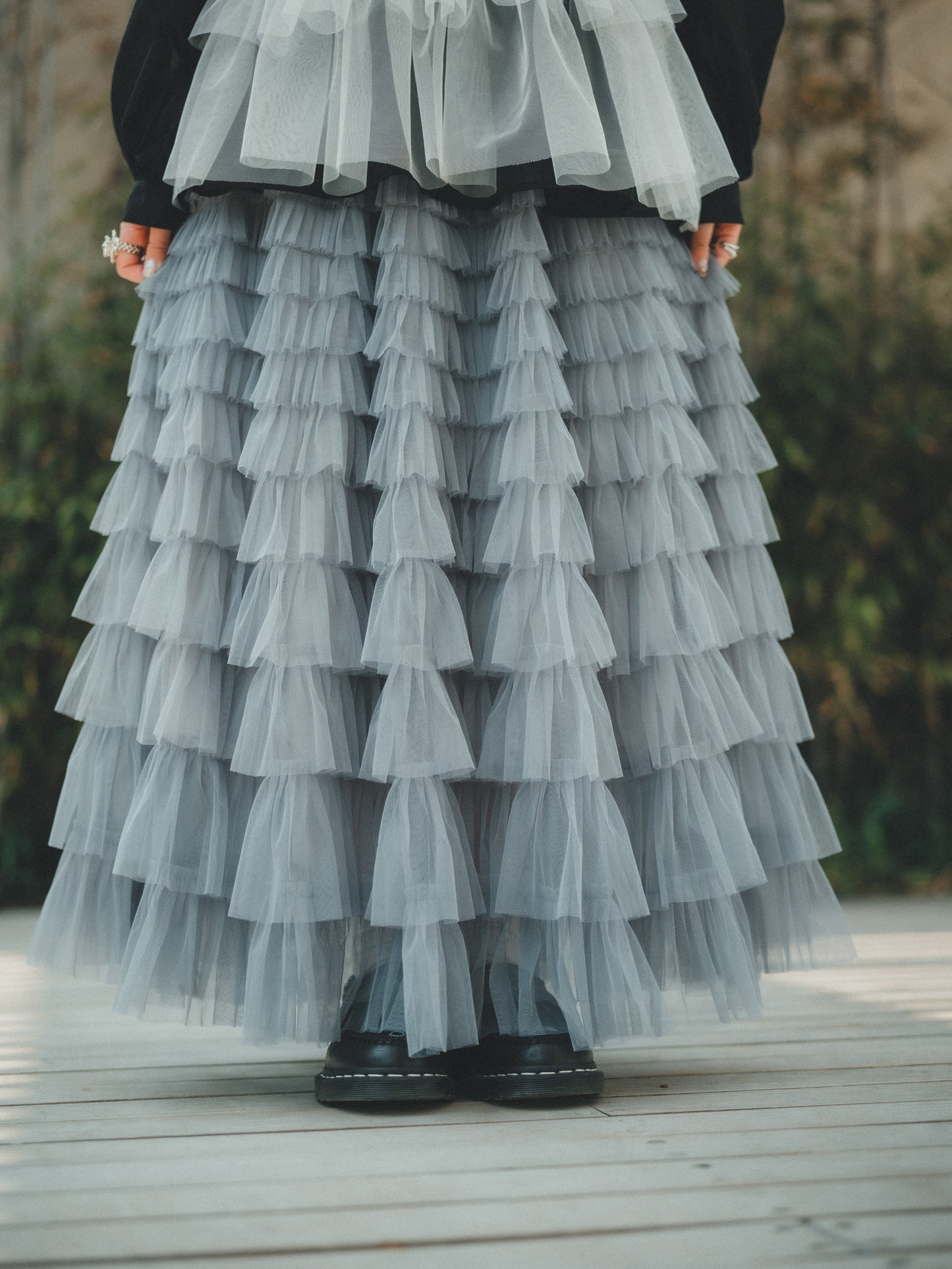 熱賣✨ 千層紗紗蛋糕半身裙｜3色入