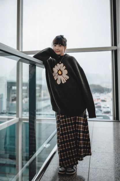 人氣款式🌼 日系花花針織上衣 | 3色入