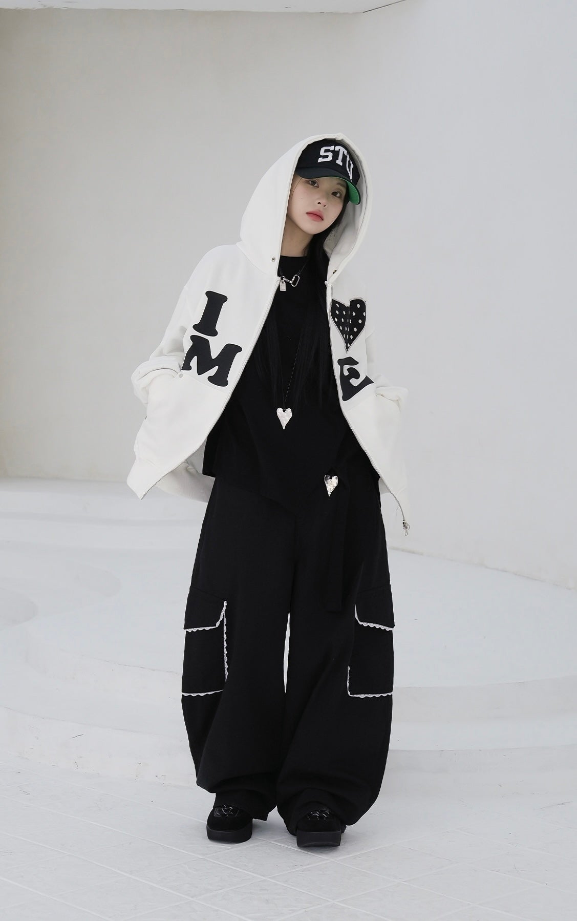 Lace Pocket 氣球褲｜3色入